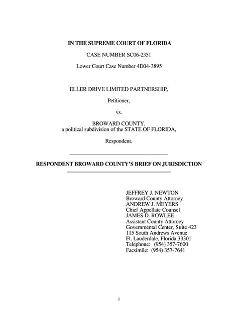 Fillable Online floridasupremecourt IN THE SUPREME COURT OF FLORIDA ...