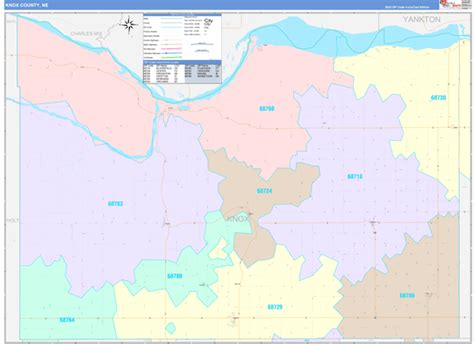 Maps of Knox County Nebraska - marketmaps.com