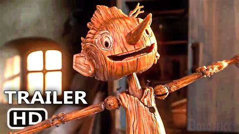 PINOCCHIO Trailer (2022) Guillermo Del Toro, Stop-Motion Animated Movie ...