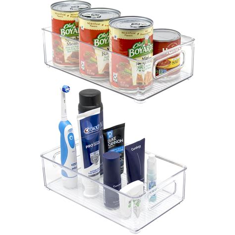 Fridge & Pantry Plastic Storage Bins Set – Sorbus Home