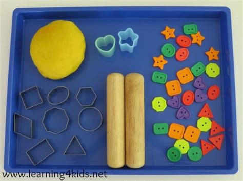 Learning about Shapes with Play Dough | Learning 4 Kids