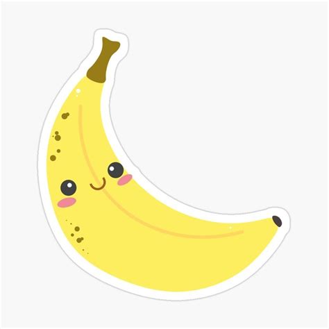 Cute Banana Sticker | Banana sticker, Banana, Banana party