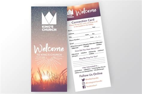 Church Connection Card - 6+ Examples, Illustrator, Design, Word ...