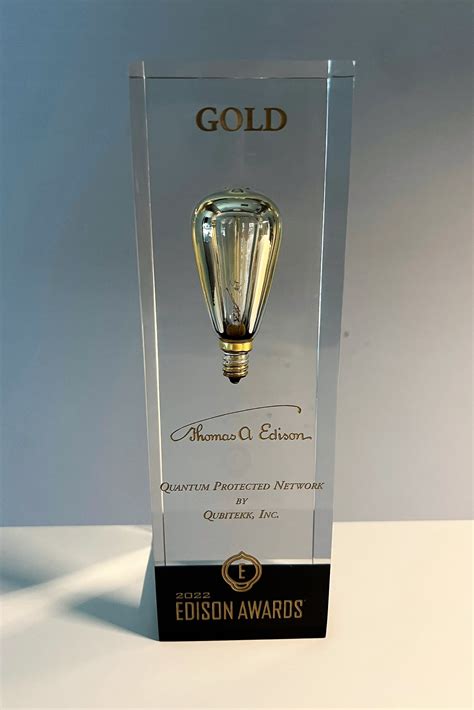 Qubitekk wins Edison Gold Award for Quantum-Protected Network ...