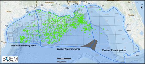 Oil Rig Locations Gulf Of Mexico Map