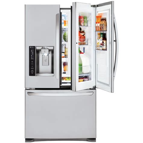 LG LFXS27566S 26.6 cu.ft. Ultra-Capacity French Door Refrigerator w ...