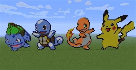 Minecraft 2D Pokemon Pixel Art