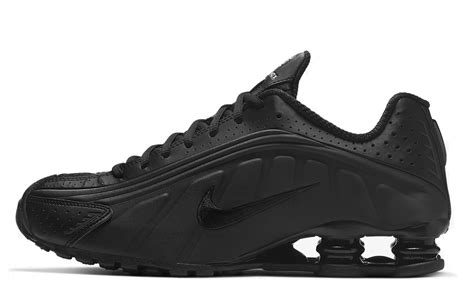 Nike Men's Shox R4 Triple Black Running Shoe