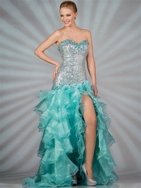 DressyBridal: 2014 Prom Color Trend:Stunning Aqua Blue