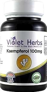 Amazon.com: Kaempferol 100mg 60 Count Bottle: Health & Personal Care