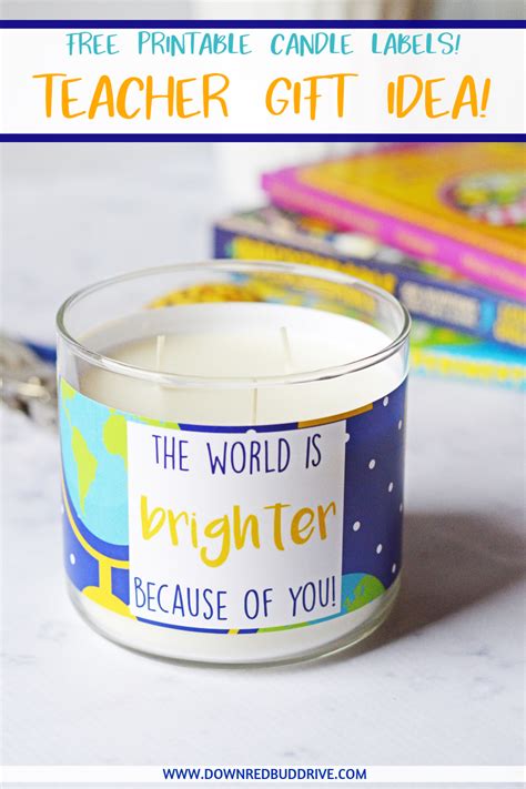 Teacher Candle Gift | Teacher Appreciation Gift Ideas | Teacher Gifts ...