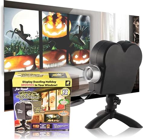 Amazon.com: Tcrood Halloween Holographic Projector, Halloween Party ...