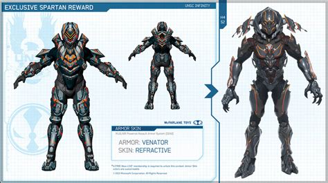 Halo 4 Venator Refractive Skin Code DLC with McFarlane Didact Figure ...