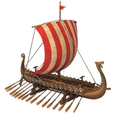 Drekar The Viking Longship Model Ship Norse Dragon Boat Skeid Snekkja ...