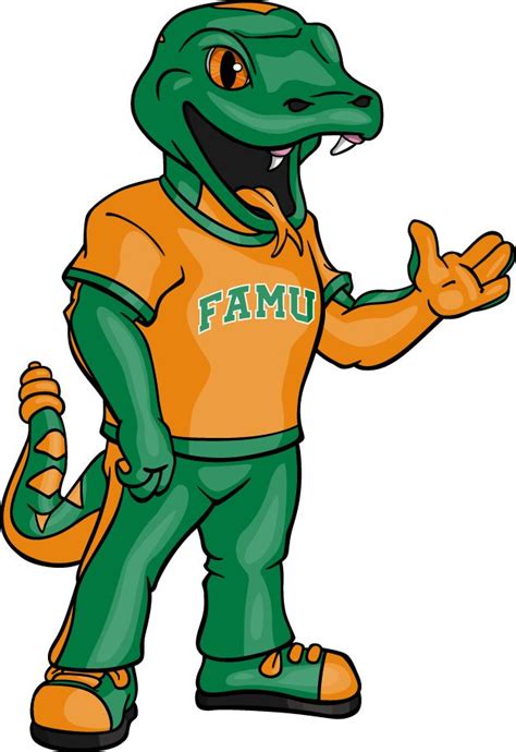 Florida A&M Rattlers Mascot Logo | Mascot, College logo, Word mark logo