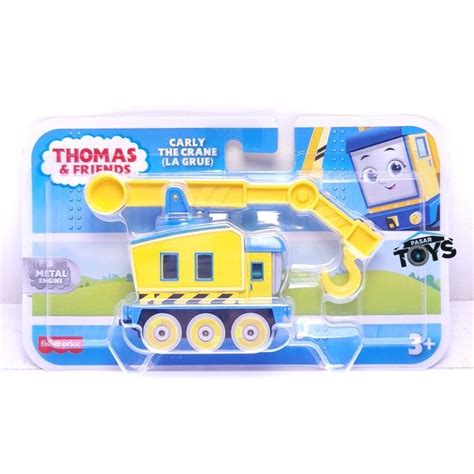 Fisher-Price Thomas & Friends Carly The Crane Push Along Metal Engine ...