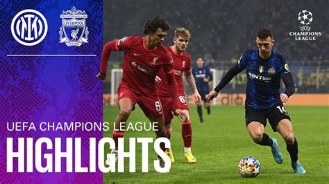 INTER 0-2 LIVERPOOL | HIGHLIGHTS | UEFA Champions League 2021/22 ⚽⚫🔵 ...