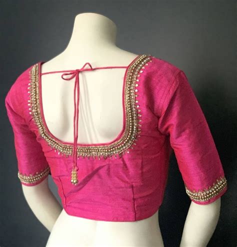 Aari Work – Hand Work Design – Maggam Work – Bridal Blouse Designs ...