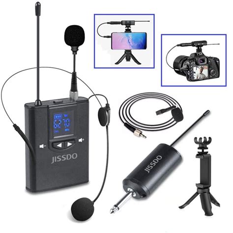 Wireless Microphone System Headset Mic/Stand Handheld Mic/Lavalier ...