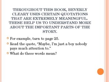 Dear Mr. Henshaw--Using Quotes to Understand by Kristy Carter | TPT