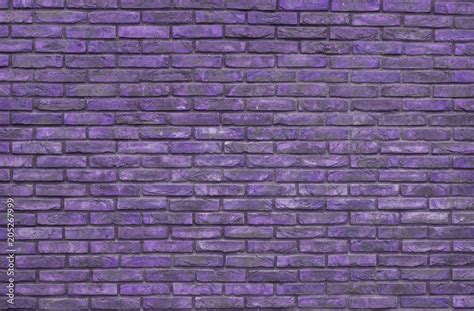 Purple brick wall background, wallpaper. Purple bricks pattern, texture ...