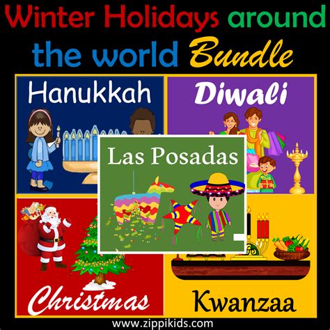 Winter Holidays Around the World - 157 Google Slides/PowerPoint