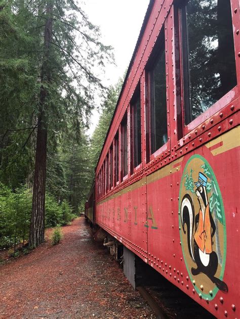 Ride 40 miles of railroad through majestic redwood forests, scenic ...