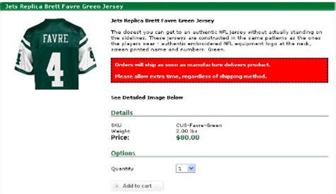 Jets Already Selling Brett Favre Jerseys | Larry Brown Sports