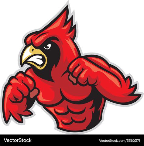 Cardinal Mascot Clipart