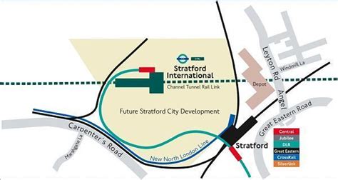 Stratford International DLR station - London