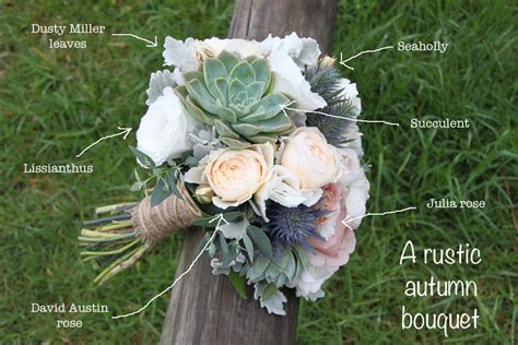 Rustic Fall Wedding Bouquets