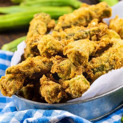 Whole Fried Okra Recipe - Spicy Southern Kitchen