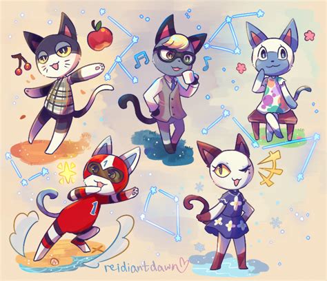 I drew some cat villagers! Hope you like them! : r/AnimalCrossing