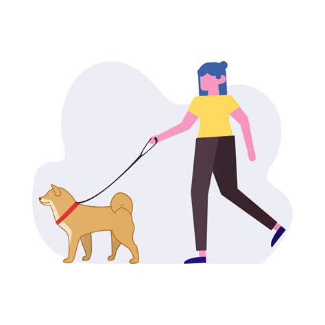 Dog Walker: Free Download Of A Dog Walker Illustration