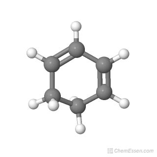 1,3-CYCLOHEXADIENE Structure - C6H8 - Over 100 million chemical ...