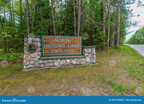 Entrance To the North Higgins Lake State Park a Popular Campground ...