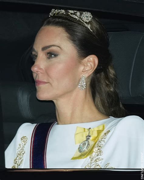 Strathmore Rose Tiara Worn by Kate Middleton, Princess of Wales