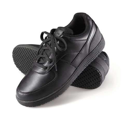 Genuine Grip Women's Slip-Resistant Athletic Work Shoes #210 Black ...