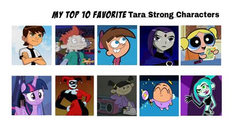 My Top 10 Favorite Tara Strong Characters by angelgamer456 on DeviantArt