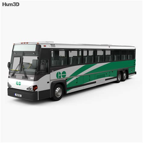 MCI D4500 CT Transit Bus with HQ interior 2008 3D model - Vehicles on Hum3D