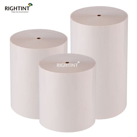 OEM Rightint Carton Shanghai pressure sensitive label printing roll ...