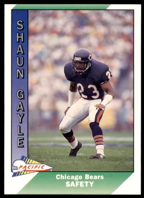 1991 PACIFIQUE. SHAUN Gayle. Chicago Bears #48 EUR 1,91 - PicClick FR