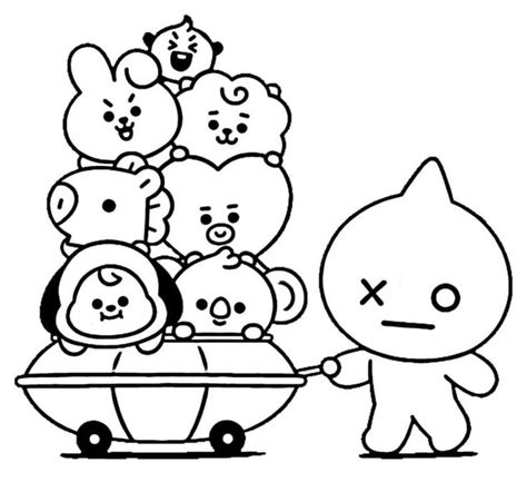 Pin on BT21 Coloring