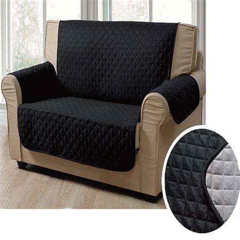 New Solid Color Waterproof Double Seater Sofa Cover Couch Stretch Sofa ...