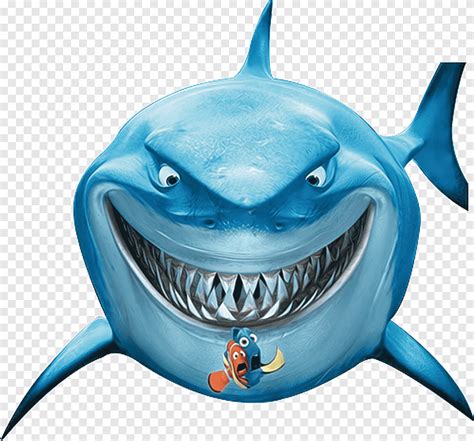 Ilustrasi Finding Nemo, Bruce Marlin Finding Nemo Shark, Hiu 3D ...