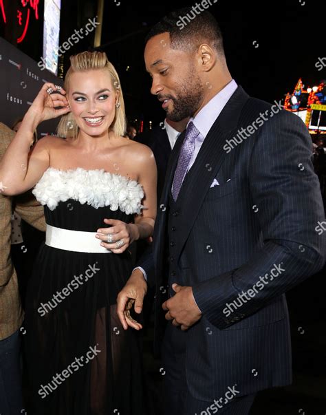 Margot Robbie Will Smith Seen Los Editorial Stock Photo - Stock Image ...