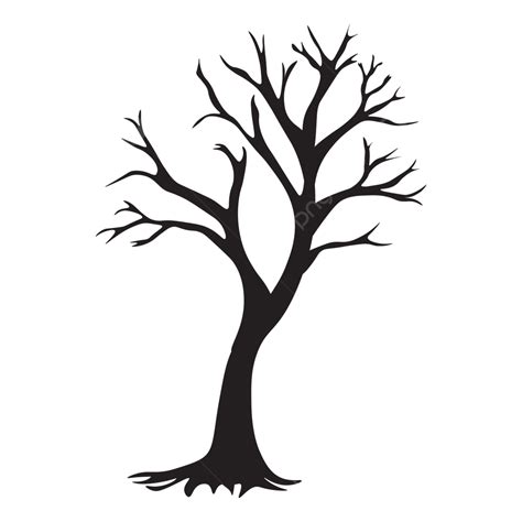 Clip Art Black Silhouette Tree - Infoupdate.org