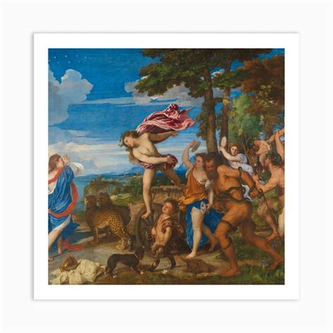 Bacchus And Ariadne, Titian Art Print by The National Gallery - Fy