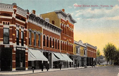 Cedar County Iowa, Post Cards of Tipton, Iowa