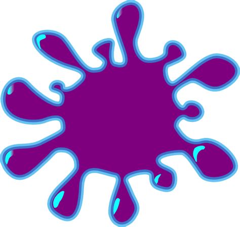 purple clip art | Purple Splash clip art - vector clip art online ...